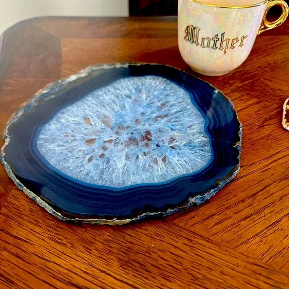 4 huge agate stone slices - Picture 8 of 14